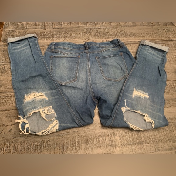 Women’s Vintage Reunion Rewash Karma Classic Rise Jean, 13/31 size, 25”Long, EUC - Picture 4 of 8